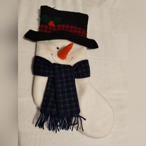 Snowman stocking